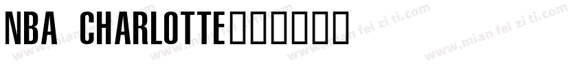 NBA Charlotte字体转换